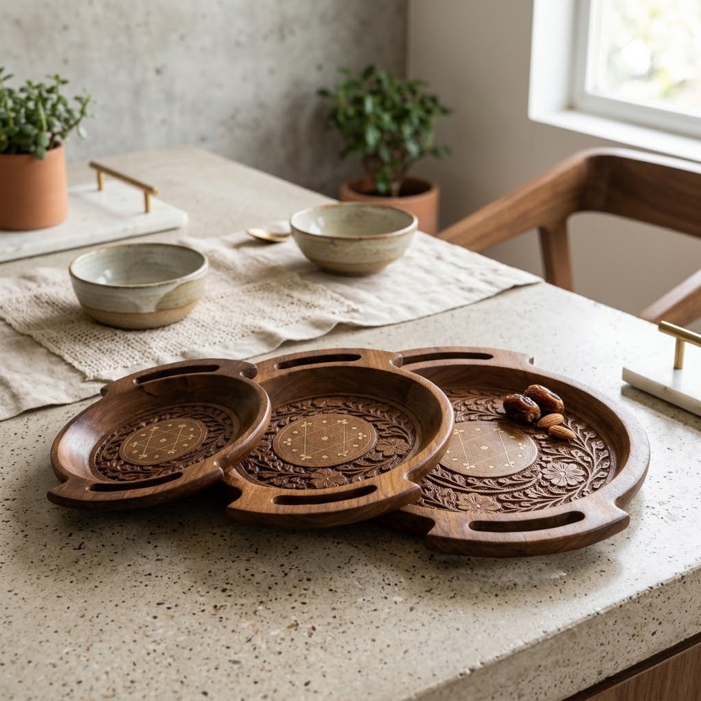 Wooden Serving Plates